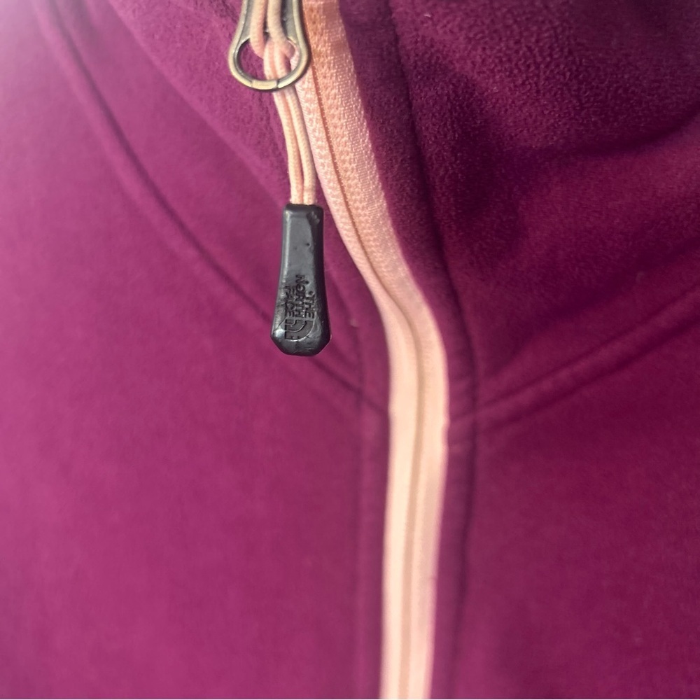 The North Face Women’s Purple and Pink Morninglory Fleece Jacket, Size Medium - Picture 7 of 11